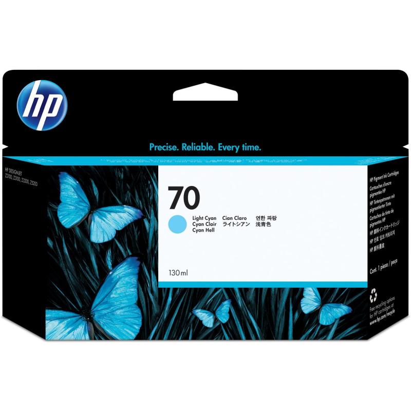 HP 70/C9390A Tintenpatrone Cyan Hell-Vivera