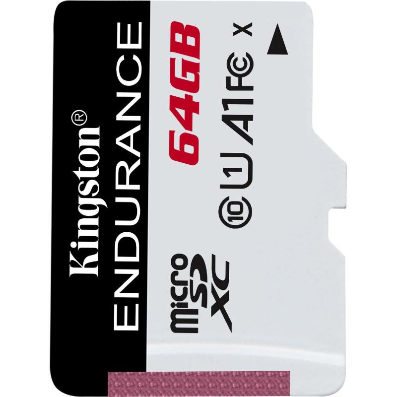 Kingston 64GB MicroSDXC Endurance 95R/30W C10 A1 UHS-I
