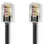 Nedis Network Cable RJ10M-RJ10M 5.0m BK
