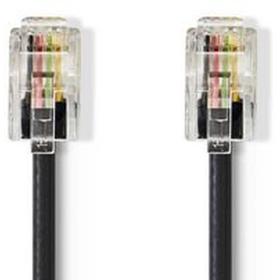 Nedis Network Cable RJ10M-RJ10M 5.0m BK