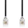 Nedis Network Cable RJ10M-RJ10M 5.0m BK