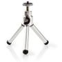 Nedis Ministatief Pan &amp;amp; Tilt Max 0.8 KG 13.4cm BK / Silver