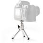 Nedis Ministatief Pan &amp;amp; Tilt Max 0.8 KG 13.4cm BK / Silver