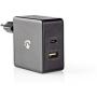 Nedis Thuislader 3.0 A USB / USB-C Power Delivery 45 W BK
