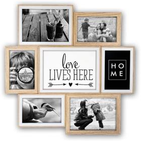 Zep Houten Collage Fotolijst TJ327 Watson voor 7 Foto&amp;#039;s
