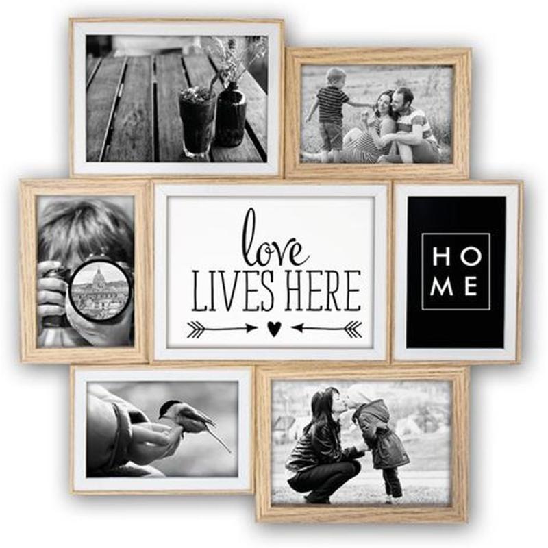 Zep Houten Collage Fotolijst TJ327 Watson voor 7 Foto&amp;#039;s