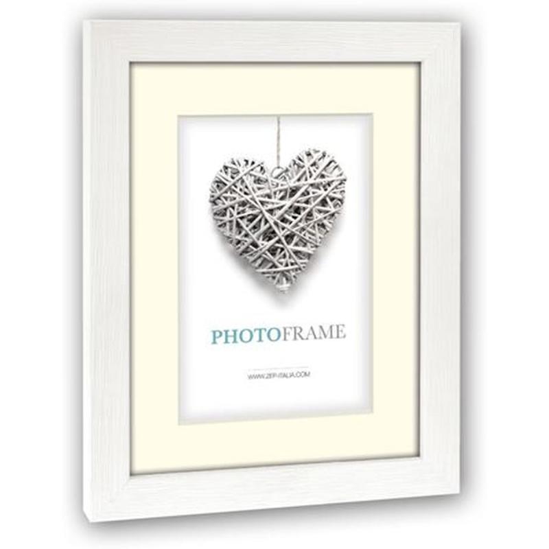 Zep Wooden Photo Frame V32234 Regent 4 White 15x20 / 20x30cm