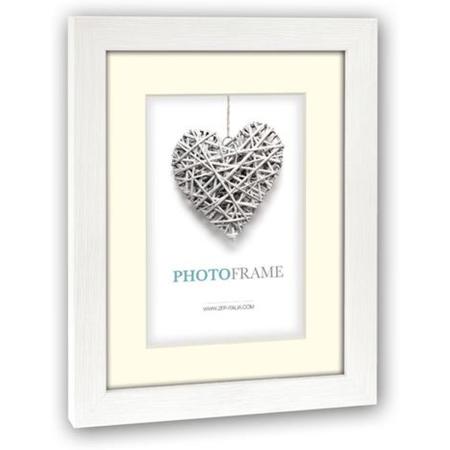 Zep Wooden Photo Frame V32234 Regent 4 White 15x20 / 20x30cm