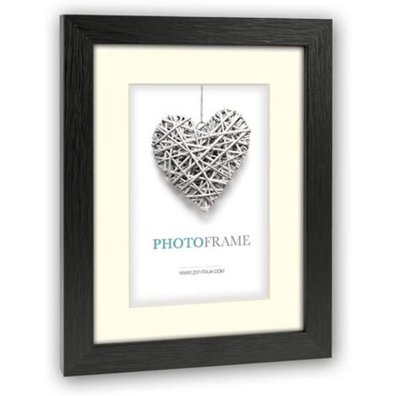 Zep Wooden Photo Frame V32235 Regent 5 Black 15x20 / 20x30cm