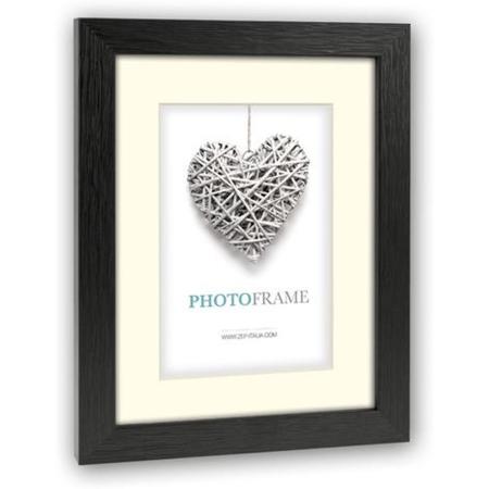 Zep Wooden Photo Frame V32235 Regent 5 Black 15x20 / 20x30cm