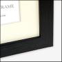 Zep Wooden Photo Frame V32235 Regent 5 Black 15x20 / 20x30cm