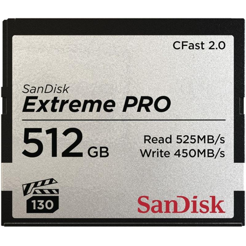 SanDisk Extreme Pro CFast 2.0 512GB 525MB/s VPG130