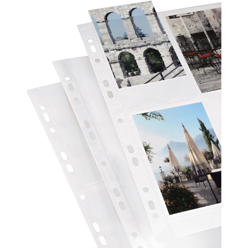 Hama Photo Sleeves DIN A4 For 8 Fotos 10x15cm White 10 Pieces