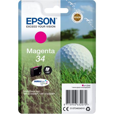 Epson 34 Ink Magenta DuraBrite Ultra 4.2ml Blister