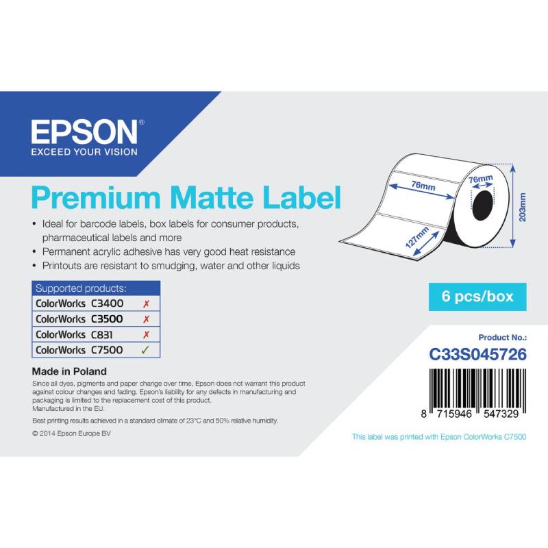 Epson Premium Matte Die-Cut
