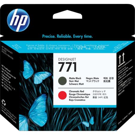 HP 771 Mte BK/Chromatic Red Printhead
