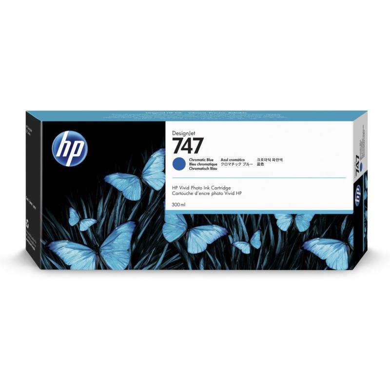 HP 747 300-ml Chromatic Blue