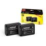 Hahnel HL-XW50 Li-ion Battery Twin Pack (Sony NP-FW50 Battery)