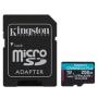 Kingston MicroSDXC 256GB A2 Video Class V30 UHS-I U3 w/ Adap