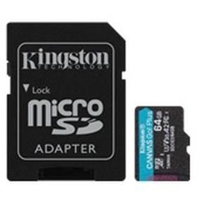 Kingston MicroSDXC 64GB A2 Video Class V30 UHS-I U3 w/ Adap