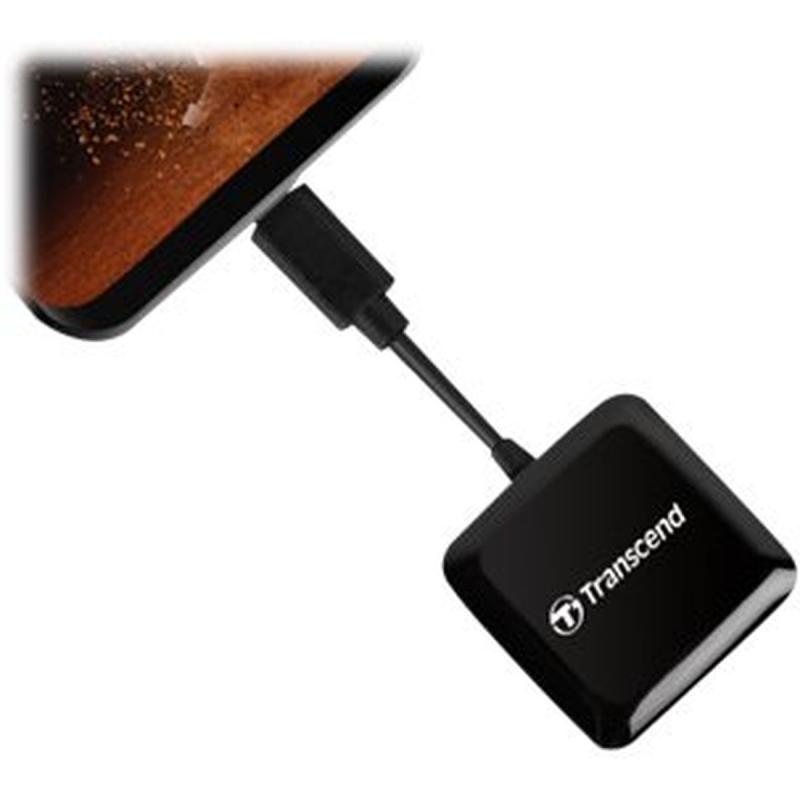Transcend Card Reader USB Type C - SDHC/MicroSDHC USB3.2