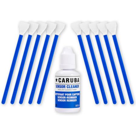 Caruba APS-C Cleaning Swab Kit (10 Swabs 16mm + Fluid 30ml)