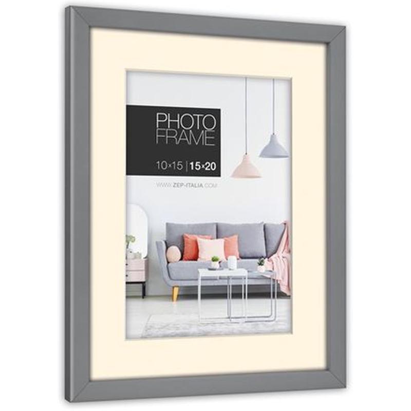 Zep Photo Frame NP23G Edison Grey 15x20 / 20x30cm