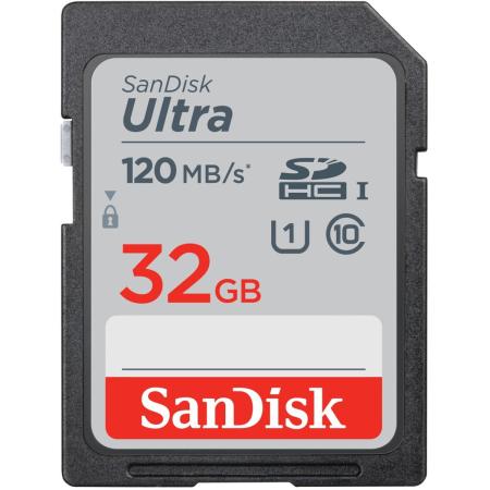 SanDisk SDHC Ultra 32GB 120MB/s CL10