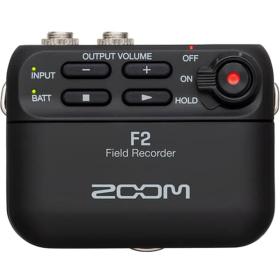 Zoom F-2 Field Recorder And Lavalier Mic