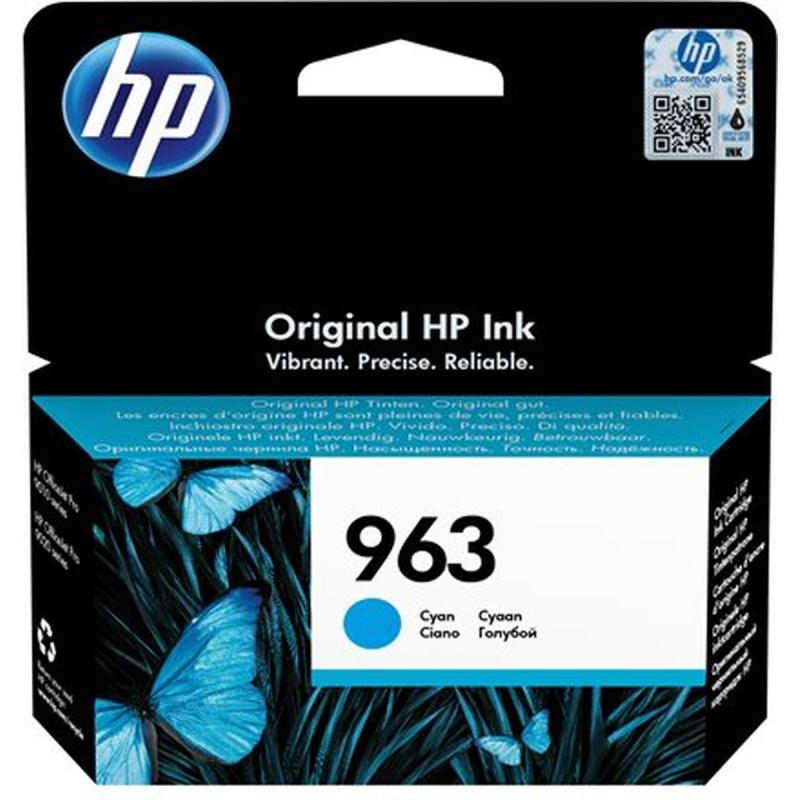 HP 963 Cyan Original Ink Cartridge