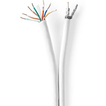 Nedis COAX- / CAT6-Combination Cable | 25.0 M