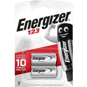 Energizer Lithium Battery CR123A 3 V 2-BLISTER