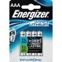 Energizer Lithium Battery AAA 1.5 V Ultimate 4-BLISTER
