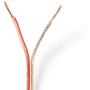 Nedis Speaker-Cable | 2X 1.50 mm² | CCA | 25.0m | Round | PVC