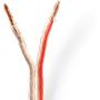 Nedis Speaker-Cable | 2X 4.00 mm² | CCA | 100.0m | Round