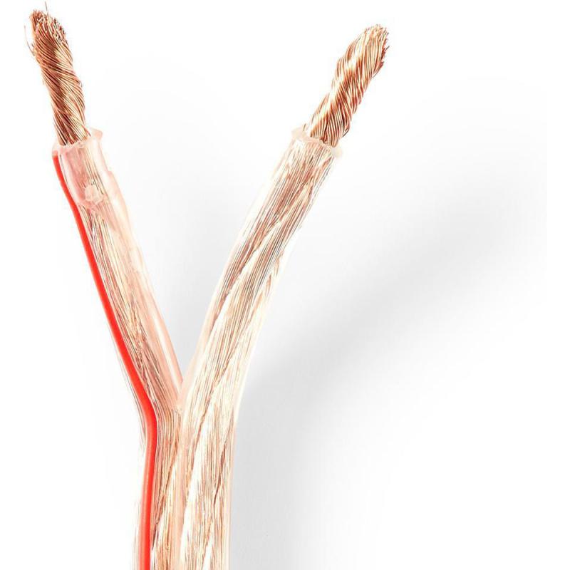 Nedis Speaker-Cable | 2X 6.00 mm² | CCA | 100.0m | Round