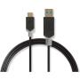 Nedis USB-Cable | USB-A Male | USB Type-C Male | Gold Plated