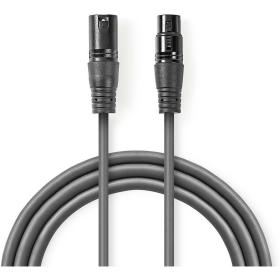 Nedis Balanced Audio Cable | XLR 3-PINS Male | XLR