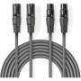 Nedis Balanced Audio Cable | 2X XLR 3-PINS Male | 2X XLR