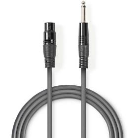 Nedis Unbalanced XLR-Audio Cable | XLR 3-PINS Female