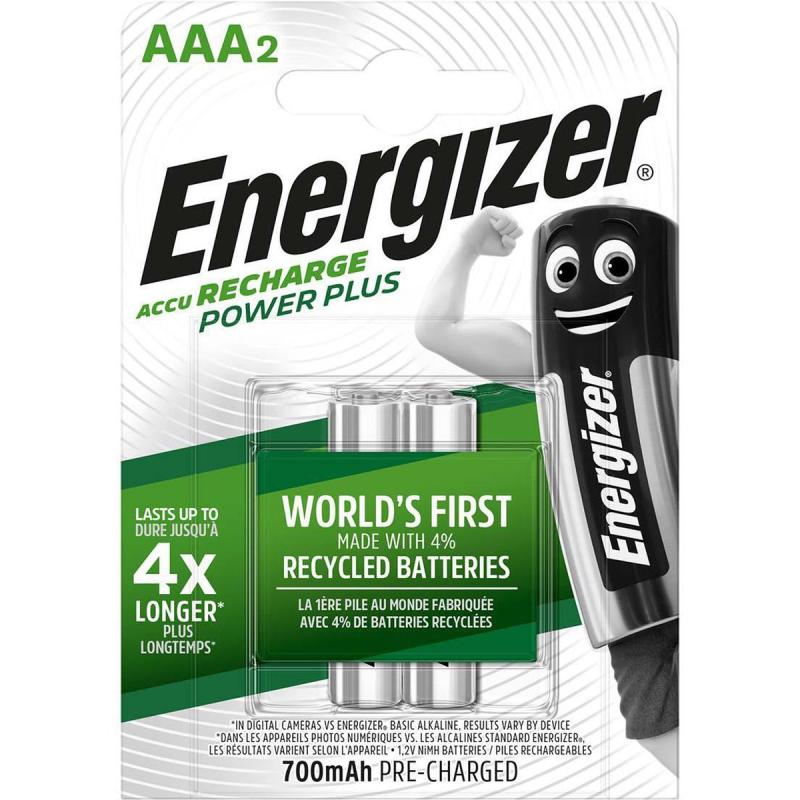 Energizer Rechargeable NiMH Battery AAA 1.2 V Power Plus 700