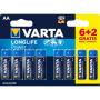 Varta Alkaline Battery AA 1.5 V High Energy 8-Promotional