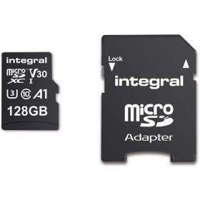 Integral MicroSDXC / SD Memory Card 128 GB