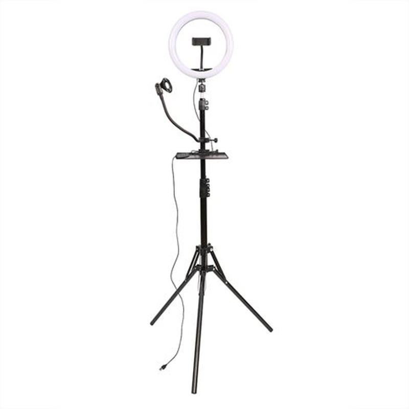 StudioKing LED Vlog Set SK-K190 w/ Ring Lamp And Mic Holder