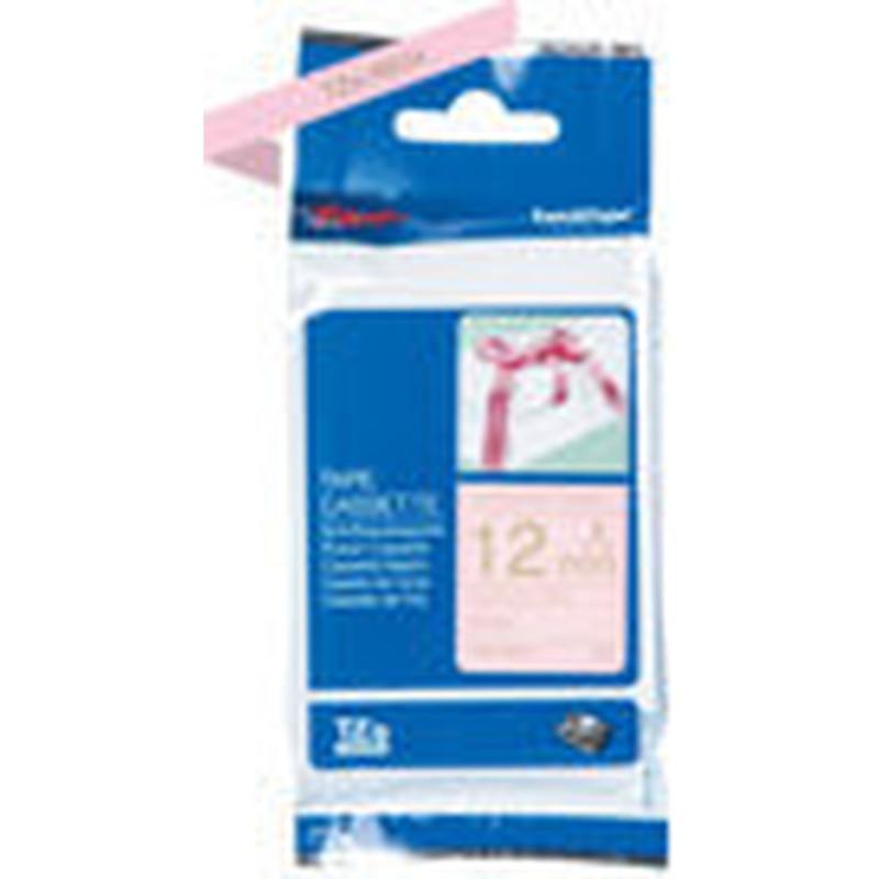 Brother Textile Tape Gold/Pink 12MM/4M