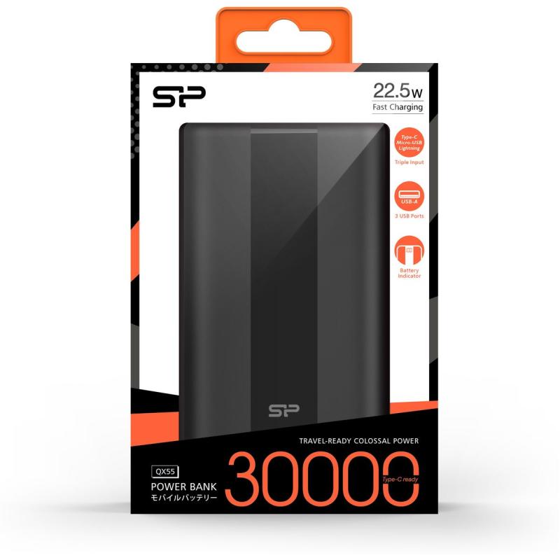 Silicon Power PowerBank QX55 30000mAh Black