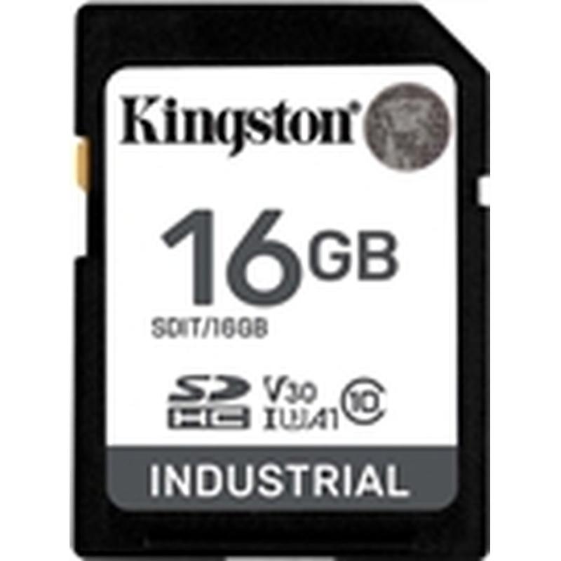 Kingston 16GB SDHC Industrial C10-40C To 85C U3