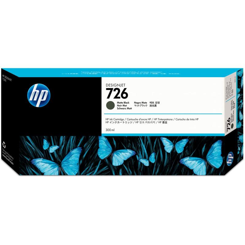 HP 726 Matt Black SC 300ml Vivera T CH575A