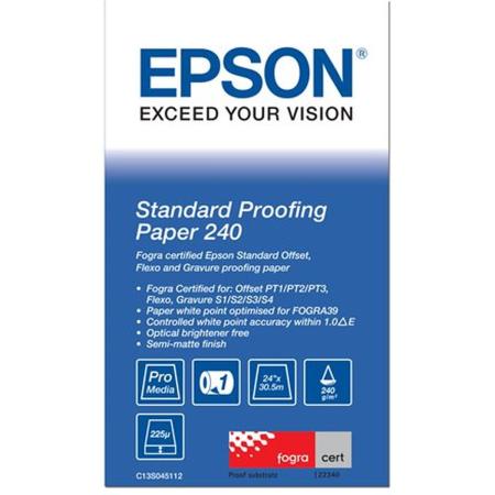 Epson S045112 Standard Proofing Paper Inktjet 240G/M2 610mm