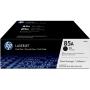 HP 85A LaserJet Cartridge Black SC 2-pack CE285AD